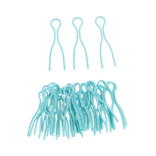 TEHAUX 30 piezas Clips de Plástico para Unidades Abrazaderas Fijas para Hilo Accesorio Reutilizable para Máquina de Coser Sujetadores de Canillas Compatibles Mayoría de Hilos y Color