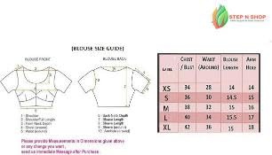 Sari chinnon imprimé fluide au drapé unique et blouse moderne collection femmes 13007