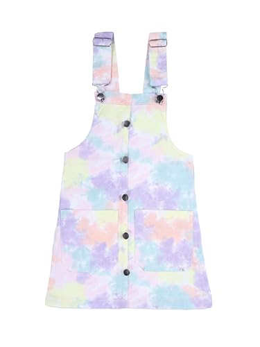 Image of KiddoPanti Girls Denim Dungaree Skirt