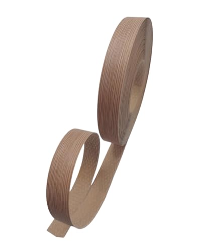 Image of HGKJHFmelamine Edging Tape. 13 /16in*50ft,pre Coated with hot melt Adhesive Flexible Veneer Edge Edging, Used for Cabinet and Furniture Maintenance (No7-Red Oak Color, 13 /16in*50ft)