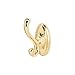 Alno A8099-PB Classic Traditional Robe Hooks, Polished Brass