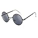Produktbild Battnot Sonnenbrille für Damen Herren, Vintage Unisex Fahren Runde Rahmen Mode Anti-UV Gläser Sonnenbrillen Schutzbrillen Männer Frauen Retro Billig Sunglasses Fashion Women Eyewear Eyeglasses