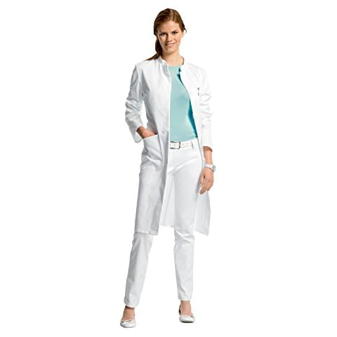 neoLab 4-1190 Labormantel Damen, Stehkragen, Mischgewebe, Größe 38 Cover