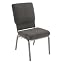 Charcoal Gray Fabric/Silver Vein Frame