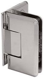 C.R. Laurence C0L044BN CRL Brushed Nickel Cologne 044 Series Wall Mount Offset Back Plate Hinge