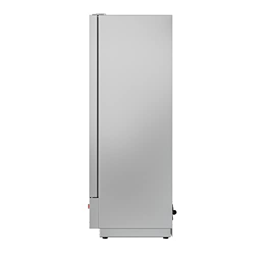 Image of KoolMore RIR-1D-SS12C Commercial Stainless-Steel Reach-in Refrigerator with One Door Access for Restaurant, Cafe, and Cold Food Storage, Large 12 Cu. Ft. Capacity, Heavy Duty Kitchen Use, 1, Silver
