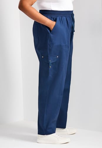 Women's Plus Size Cotton Cargo Pant3