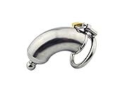 YiFeng Stainless Male Chastity Cage Device Belt Urethral Tube Men Bondage Fetish ZCS82 (50mm Ring)