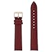 Produktbild DETOMASO rotes Uhrenarmband aus Leder Milano, 20mm (Leder - Rot I)