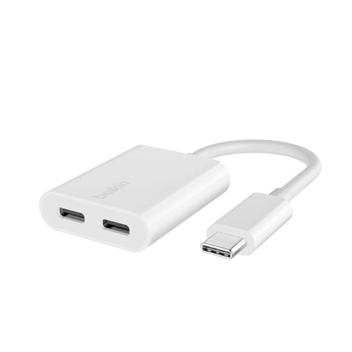 Adattatore Audio USB-C Belkin Oo9U – Jack 3.5 Mm + Ricarica Rapida 60W, Compatibile USB-C