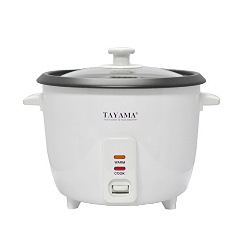 Tayama Rc-8 Rice Cooker With 8 Cup Steam Tray, White #TOP3