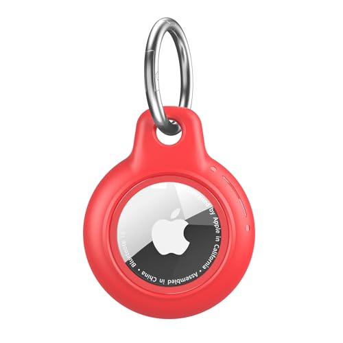 PAIFIEVD AirTag P[Xh Airtag L[z_[ PC Sʕی GA^OP[X ^тɕ֗  ϏՌ/Ch~ GA^O L[z_[ Ԃ̃JM/Jo/L[/ו/obOɊ|(Red)