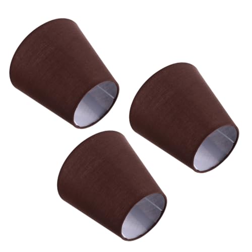 Levemolo Unique Woven Lampshade 3pcs Fabric Lightshade for Table Decor Accessory
