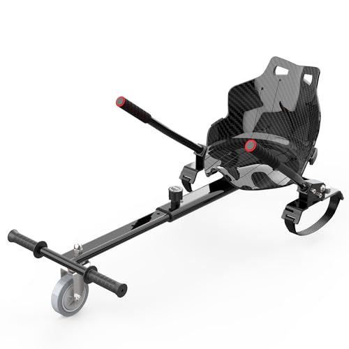 Hoverkart pour Hoverboard, Siège pour Scooter und Gokart, Selle pour hoverboards, compatible avec Hoverboards de 6,5, 8,5 et 10 Pouces