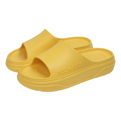 Image of Neeman's Cushers Slides for Men | CushyVerse Cushioned Waterproof Chappal | Arch Support Flip Flops & Sliders | Bounce Back Soft Cushioning Slipper for Daily Use