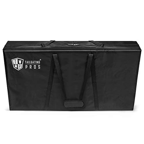 Tailgating Pros Cornhole Board Carrying Case- Fits 4'x2' Regulation Size Boards. Heavy Duty 1680D Material w/Padded Velcro Shoulder Strap! (Heavy-Duty Material)