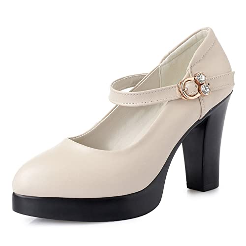 Chaussures habillées à talons hauts pour femmes en cuir souple