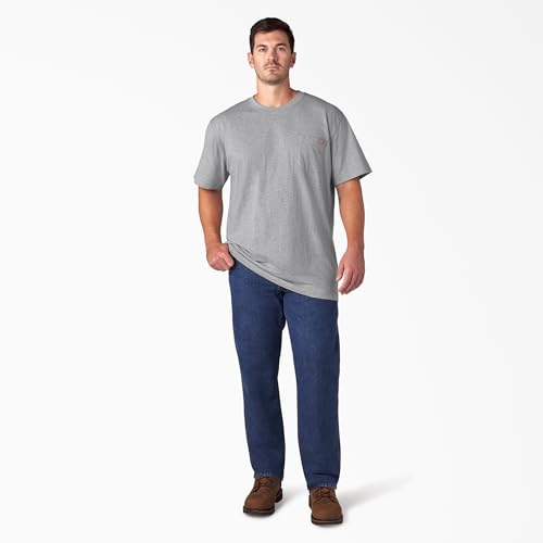 Image of Dickies Men's Heavyweight Heathered Short Sleeve Pocket T-Shirt