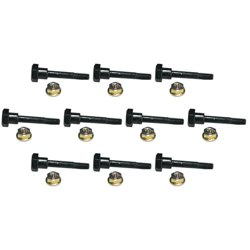 BEAR FLAG EDITION for (10) SHEAR PINS & BOLTS Fits for HONDA HS1132 HS50 HS55 HS624 HS70 Push Snowblowers