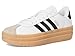 adidas Unisex-Kid's VL Court Bold, White/Black/Wonder Beige, 4