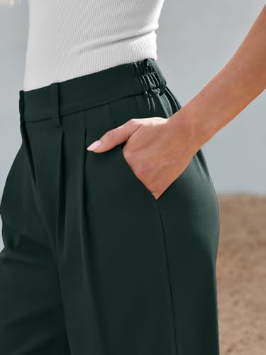 Image of LILLUSORY Womens Wide Leg Dress Work Flowy Pants Business Casual Outfits