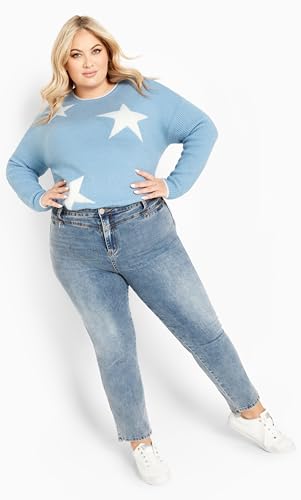Image of Avenue Women's Plus Size Miley Star Sweater
