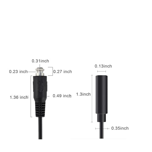 Conector auxiliar 3.5mm hembra a hembra con montaje en panel miniatura 4