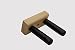 Standard Vertical Ukulele Mount (Made in the USA) (Poplar)
