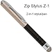 Zip Stylus Capacitive 2-in-1 Stylus Ink Pen Combo for Apple iPad iPad2 Samsung Galaxy Blackberry Playbook & Smartphones