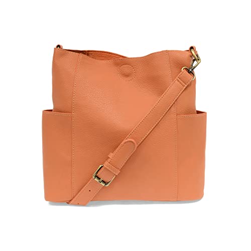 Image of Joy Susan Side-Pocket Bucket Bag: Kayleigh Crossbody