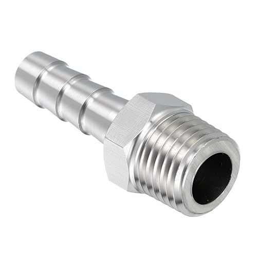Kozelo raccord inox 5/16" barbe à 1/4" NPT mâle