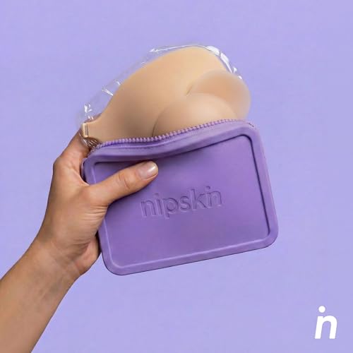 Image of NIPSKIN Boob Voyage Travel Case - Small and Large Sizes - Elegant & Functional Nipple Cover Travel Case