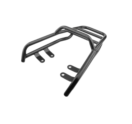 Porte-bagages arrière moto pour Hunter 350 2022-2024 en acier noir robuste