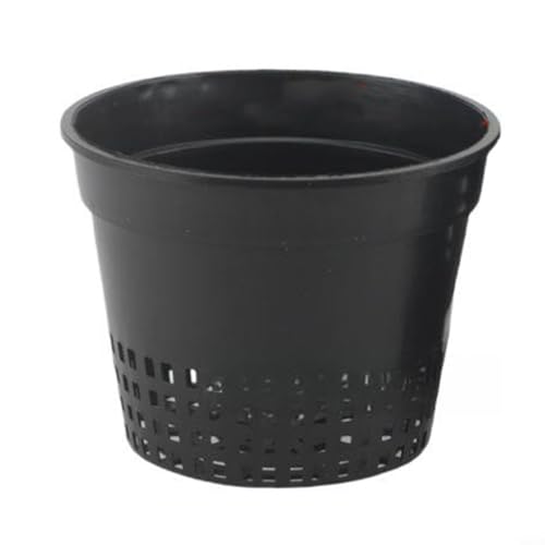 Aprilsunnyzone Garden Slotted Baskets Set of 12 Hydroponics Net Cups Soilless Cultivation Containers Plant Growing Pots Nursery Buckets