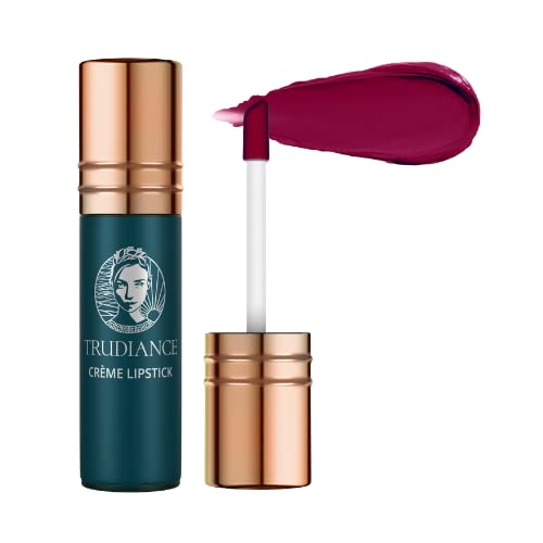 Trudiance Transfer-Proof Velvet Finish Matte Cream Lipstick Long-Lasting, Vegan,Toxin-Free with Natural Active…