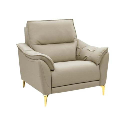 Image of Wakefit Tuvalu Large Sofa Without Motion - Single Seater - Beige