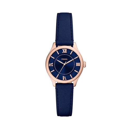 Lista de Reloj Dama Fossil , tabla con los diez mejores. 41 Fossil Reloj es5424 gilmore de piel en color azul para mujer