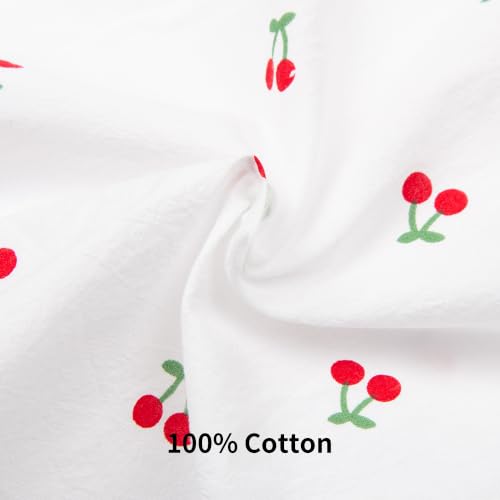 Image of Mud Kingdom Little Girls Peter Pan Collar Blouse Cotton Short Sleeve Button Up