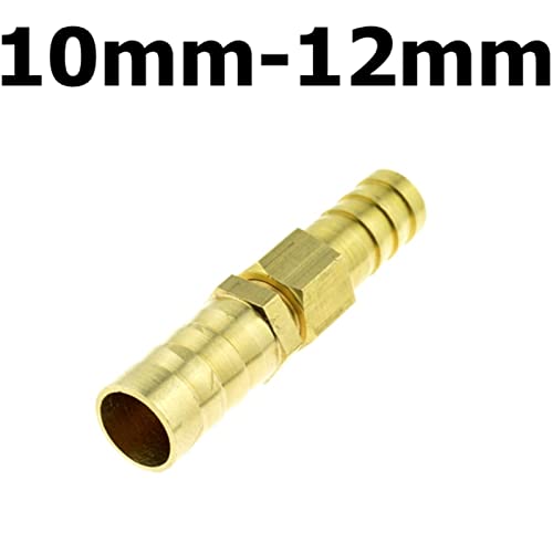 Conector de acoplador de gas de 10 mm a unión reductora de 12 mm OD 3