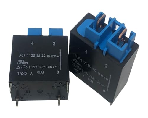 Relais PCF-112D1M-2C miniature 4 pins pour remplacement carte domotique
