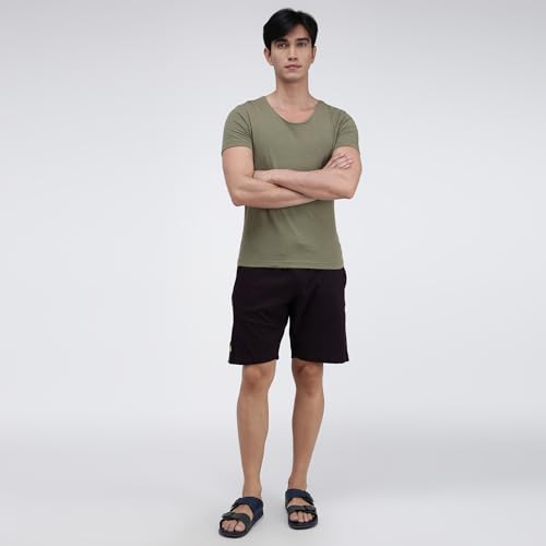 Image of Comfy Plain Bermuda Zipper