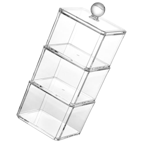 Rangement maquillage et bijoux pratique en acrylique multi-niveaux - 2
