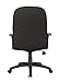 Boss Office Products Mid Back Fabric Managers Chair in Black, Black/Black (B8306-BK)