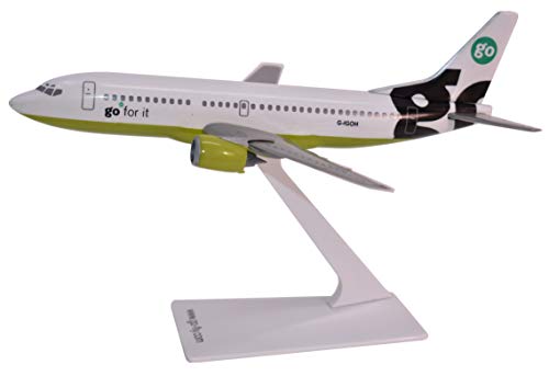 GO Fly Boeing 737-300 Airplane Miniature Model Plastic Snap Fit 1:200 Part# ABO-73730H-018 Cover