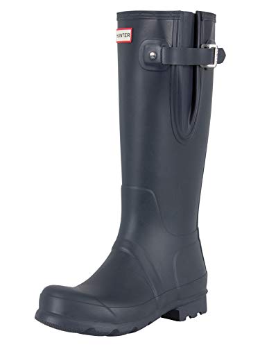 Hunter MFT9007RMA-NVY-44 Women’s Rain Boot, Navy, 10 UK