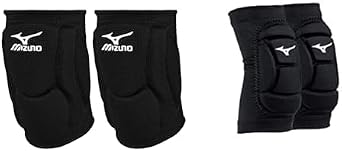 Mizuno Elite 9 SL2 Volleyball Kneepad, Black, Medium MZO Elbow Pads, Black, Small/Medium