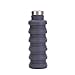 LZBDKM Thermoskanne Tasse 500 ml tragbare Silikon-Wasserflasche versenkbare Faltbare Kaffeeflasche Outdoor-Reisen Trinken zusammenklappbare Sport-Getränkekessel