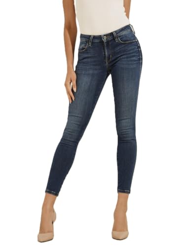 Guess Women's Sexy Curve Mid-Rise Stretch Skinny Fit Jean, Cumberland, 31