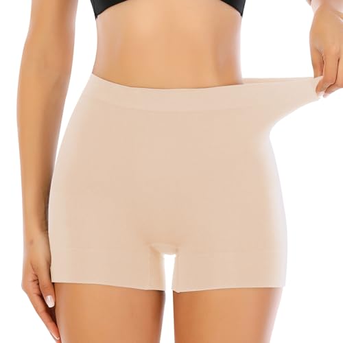 Seamless Slip Shorts for Women Under Dress Shaping Boyshorts Panties Tummy Control Shapewear