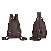ECOTISH Mini Rucksack Damen Klein –Cityrucksack Handtasche Anti Diebstahl Wasserdicht Elegant Crossbody Bag Backpack Women Casual Daypack für Reise Freizeit Einkauf Arbeit (Kaffee) #1